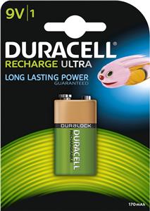 Duracell Akku Rechargeable Block - 9V 170mAh 1St.