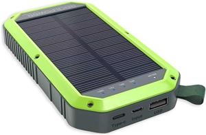 RealPower Powerbank PB-10000 Solar crna 10.000mAh