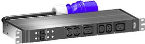 Rittal PDU basic 32A/1P CEE 4xC13+2xC19 (19")