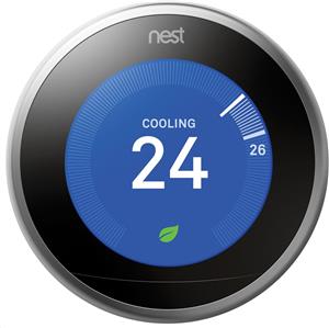 Google Nest Learning Thermostat V3 Premium Steel