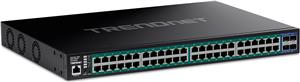 TRENDnet 52-Port Gigabit Web Smart PoE+ Switch w.10G SFP+