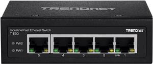 TRENDnet Industrie Switch 5 Port Fast Ethernet L2 DIN-Rail