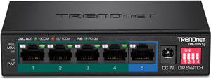 TRENDnet Switch 5-Port Gbit PoE+ 60W