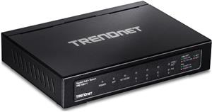 TRENDnet Switch 6 Port Gbit PoE+ 65W Metall