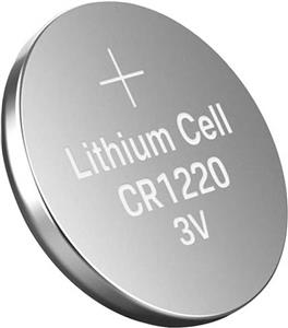 CR1220, 3V, lithium