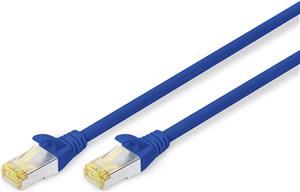 DIGITUS CAT 6A S/FTP patch kabel, 1m, plava