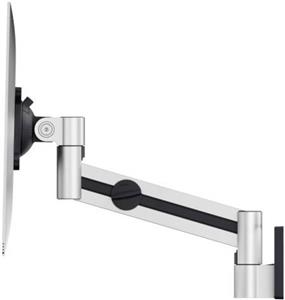 DURABLE monitor mount PRO with arm 1 month wall mount. Silver