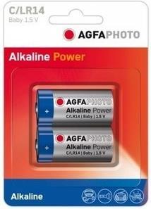 2 x C, Alkaline, 1.5V, LR14