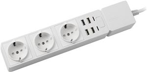 EDIMAX radio-controlled sockets SP-1123WT wireless 3-way power strip