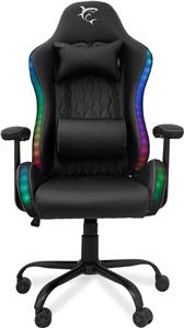 WHITE SHARK RGB gaming stolica INDIANAPOLIS crna