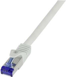 Logilink patch kabel Ultraflex, Cat.6A, S/FTP, sivi, 5 m