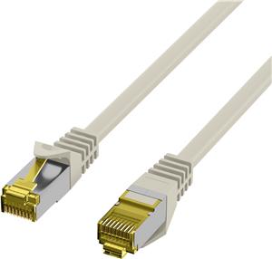 EFB RJ45 patch kabel S/FTP, Cat.6A, LSZH, Cat.7 sirovi kabel, 0,5 m, sivi