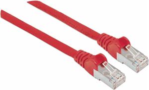 S/FTP 26 AWG, CAT7 Raw Cable, CAT6a Modular plugs, 1.5 m, Red