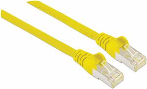 S/FTP 26 AWG, CAT7 Raw Cable, CAT6a Modular plugs, 1.5 m, Yellow