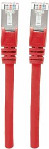 S/FTP 26 AWG, CAT7 Raw Cable, CAT6a Modular plugs, 5 m, Red