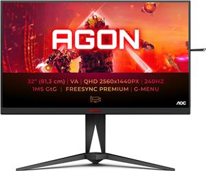 AOC 81,3cm (31,5") AG325QZN/EU 16:09 2xHDMI+2xDP+USB VA bl. retail