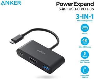 Anker PowerExpand 3v1 USB-C PD Hub