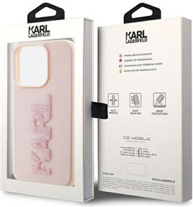 TPU Karl Lagerfeld maska za iPhone 15 Pro Max KLHCP15X3DMBKCP