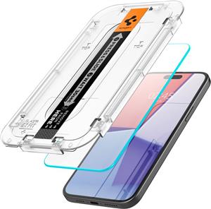 Spigen Glass tR EZ Fit, zaštitno staklo za ekran telefona, 2 kom - iPhone 15 (AGL06903)