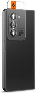 Spigen Glass tR EZ Fit Optik Pro, zaštitno staklo za kameru, 2 kom + okvir za instalaciju, crno - Samsung Galaxy Z Fold5 (AGL06524)