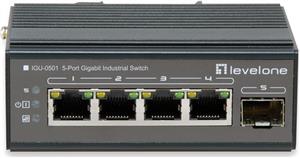 LevelOne Switch 4x GE IGU-0501 1xGSFP