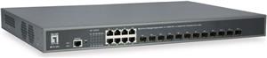 LevelOne Switch 8x GE GTL-2091 12x10GSFP+19"