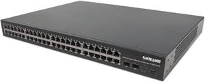 LevelOne Switch 48x GE GTU-5211 4x10GSFP+19"