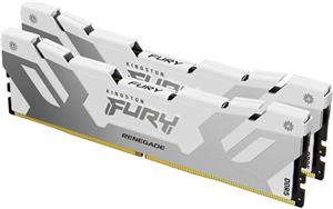 Kingston 64GB 6400MT/s DDR5 CL32 DIMM (Kit of 2) FURY Renegade White XMP KF564C32RWK2-64