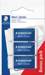 Gumica Mars plastic mini pk3 Staedtler 52653ABK3D - 2+1 GRATIS