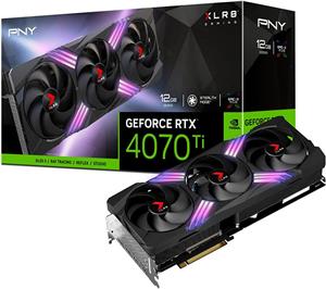 PNY RTX4070 Super VERTO XLR8 Gaming OC 12GB GDDR6X HDMI 3x