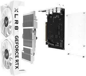 PNY RTX4060 VERTO XLR8 Gaming OC White 8GB GDDR6 HDMI 3xDP