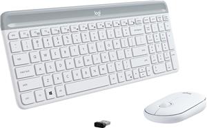 LOGITECH MK470 Slim Wireless Combo - OFF-WHITE - HRV-SLV-SRB