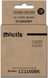 Actis KB-1100Bk Ink Cartridge (replacement for Brother LC1100BK/980BK; Standard; 28 ml; black)