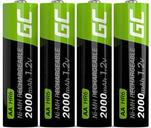 Green Cell GR02 household battery Rechargeable battery AA Nickel-Metal Hydride (NiMH)