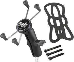 RAM Mounts X-Grip Large Phone Mount with Motorcycle Handlebar Clamp Base