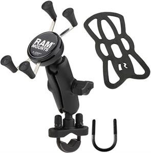 RAM Mounts X-Grip Phone Mount with Handlebar U-Bolt Base