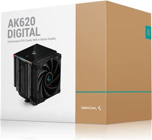 DeepCool AK620 DIGITAL Processor Air cooler 12 cm Black 1 pc(s)