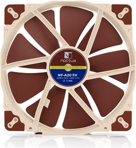 Noctua NF-A20 Computer case Fan 20 cm Beige, Brown