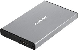 NATEC HDD ENCLOSURE RHINO GO (USB 3.0, 2.5", GREY)