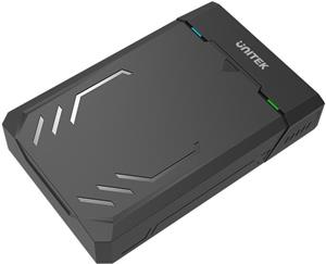 UNITEK Y-3035 storage drive enclosure HDD/SSD enclosure Black 2.5/3.5"