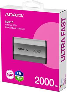 ADATA SD810 2 TB Black, Silver