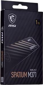 MSI SPATIUM M371 NVME M.2 1TB internal solid state drive 1000 GB PCI Express 3.0