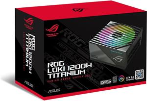 ASUS ROG -LOKI-1200T-SFX-L-GAMING power supply unit 1200 W 20+4 pin ATX Black, Silver