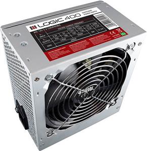 Logic 400 power supply unit 400 W 20+4 pin ATX ATX Stainless steel