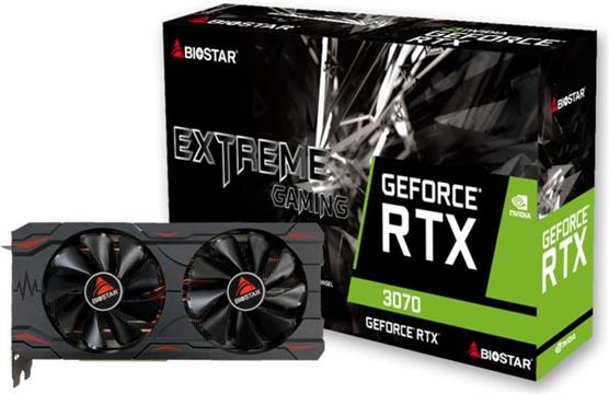 Biostar VN3706RM82 graphics card NVIDIA GeForce RTX 3070 8 GB GDDR6