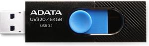 ADATA UV320 USB flash drive 64 GB USB Type-A 3.2 Gen 1 (3.1 Gen 1) Black, Blue