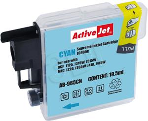 Activejet AB-985CN ink (replacement for Brother LC985C; Supreme; 19.5 ml; cyan)