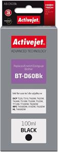 Activejet AB-D60Bk Ink Cartridge (replacement for Brother BT-D60Bk; Supreme; 100 ml; black)