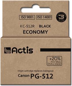 Actis KC-512R ink (replacement for Canon PG-512; Standard; 15 ml; black)