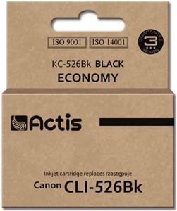 Actis KC-526Bk Ink Cartridge (replacement for Canon CLI-526BK; Standard; 10 ml; black)